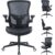 Office Chair 400lbs with PU Leather Cushion, Ergonomic Desk Chair with Flip-Up Arms, Home Office Desk Chairs with Adjustable Seat Height & Lumbar Support