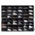 Ollie XL Shoe Storage Boxes – Foldable and Stackable Shoe Storage Organizer – Black Hard Plastic Big Shoe Storage Box For Up to Size 13 – Acrylic Shoe Box for Jordan, Sneakers, Boots (Black, 48-Pack)