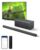PHILIPS B6309 2.1 Channel Soundbar with Wireless Subwoofer,3D Surround Sound with DTS Virtual:X & Dolby Atmos,Easy Setup with Roku TV Ready™,APP or Remote Control,HDMI eARC,Slim Design,Dark Grey