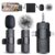 PQRQP 3 in 1 Professional Wireless Lavalier Microphone for iPhone, Android, Camera, Wireless Microphones, USB C Microphone, Crystal Clear Sound Quality for Recording, Live Streaming, YouTube, TikTok