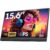 Portable Monitor 15.6″ 1080P FHD HDR IPS | Built-in Stand, USB-C/HDMI, VESA & Speakers | Ultra-Slim Travel Design, Plug & Play for Laptop, Mac, PS5, Xbox & Switch