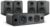 Saiyin 5.0 Home Theater System, 100w HiFi Surround Sound Speakers with Stereo Surround Sound and Classic Rretro Wood Grain for TV/PC, Passive, Amplifier or Receiver Required, Cable Not Included