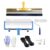 Self Leveling Cement Tool Kit, Spike Roller for Self Leveling Cement, Epoxy Floor Kit, Spike Shoes for Epoxy Flooring, Concrete Tools, Stainless Steel Scraper, Floor Construction Tools