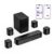 ULTIMEA 7.1ch Sound Bar with Dolby Atmos, Surround Sound System for TV with 4 Surround Speakers, Sound Bar for Smart TV with App Control, Soundbar with Subwoofer for Home Theater, HDMI eARC, Aura A60