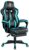 Vonesse Gaming Chair for Adults Gaming Chairs with Footrest Reclining Computer Chair for Heavy People Big and Tall Ergonomic Gamer Chair with Lumbar Pillow(Teal/Cyan)