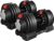 Yaheetech Adjustable Dumbbell Set 28/40/52.5/90LBS Adjustable Dumbbells Fast Adjust Dumbbell Weight Set with Anti-Slip Handle and Tray for Men/Women Home Gym Strength Training Equipment Single/Pair
