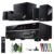 Yamaha Audio YHT-4950U 4K Ultra HD 5.1-Channel Home Theater System with 8″ 50W RMS Powered Subwoofer Speakers, AV Receiver, True Surround Sound with Bluetooth Music Streaming (Black)