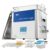 ZKI 10L Digital Ultrasonic Cleaning Machine, Adjustable Heater/Intensity/Timer Ultrasonic Cleaner, Degas Mode, Low-Noise, 12+ Hrs Run Time, Ideal for Jewelry, Lab, Glasses, Dentures, Ind. (110V/600W)