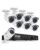 ZOSI 1080p H.265+ Security Camera System for Home, 5MP Lite 8 Channel CCTV DVR and 8 x 1080p Weatherproof Bullet Cameras Outdoor Indoor with 120ft Night Vision and 105°Wide Angle (No HDD Included)