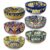 vancasso Cereal Bowls Set of 6, Bohemian Ceramic Soup Bowls, 28 oz Colorful Bowls Set for Kitchen, Dishwasher & Microwave Safe for Salad, Pasta, Rice, Oatmeal, Fruit